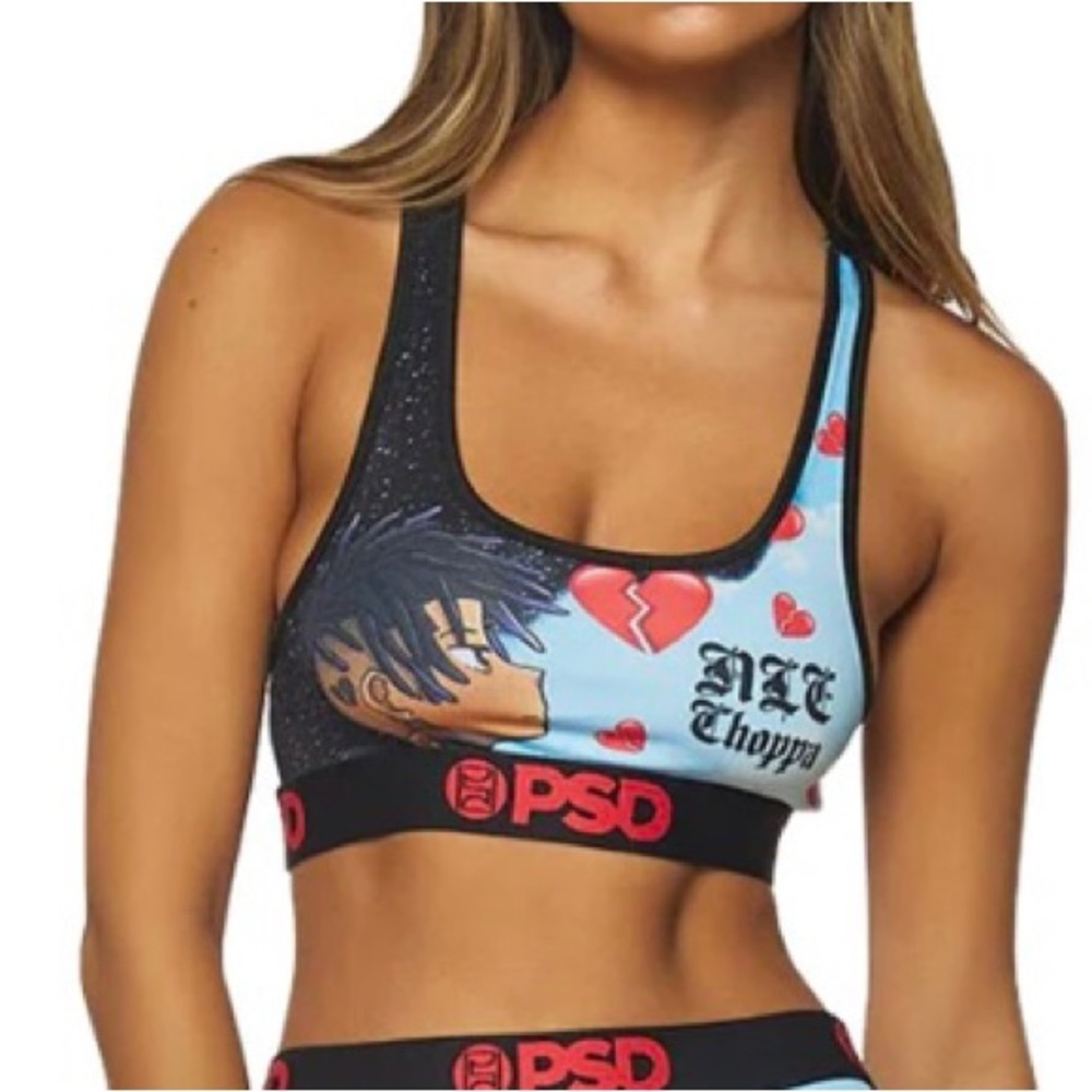 PSD Women’s Sports Bra NLE Choppa size M NWT